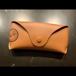 Ray-Ban Sunglasses Brown Leather Case - Never Been Used Excellent Shape